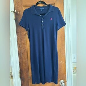 Ralph Lauren Blue Polo Cotton Dress